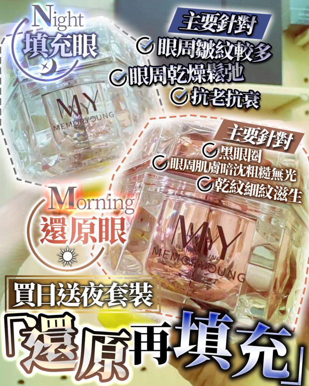 $320套現貨。日夜眼套裝  有效擊退黑眼圈 👀 眼周皺紋