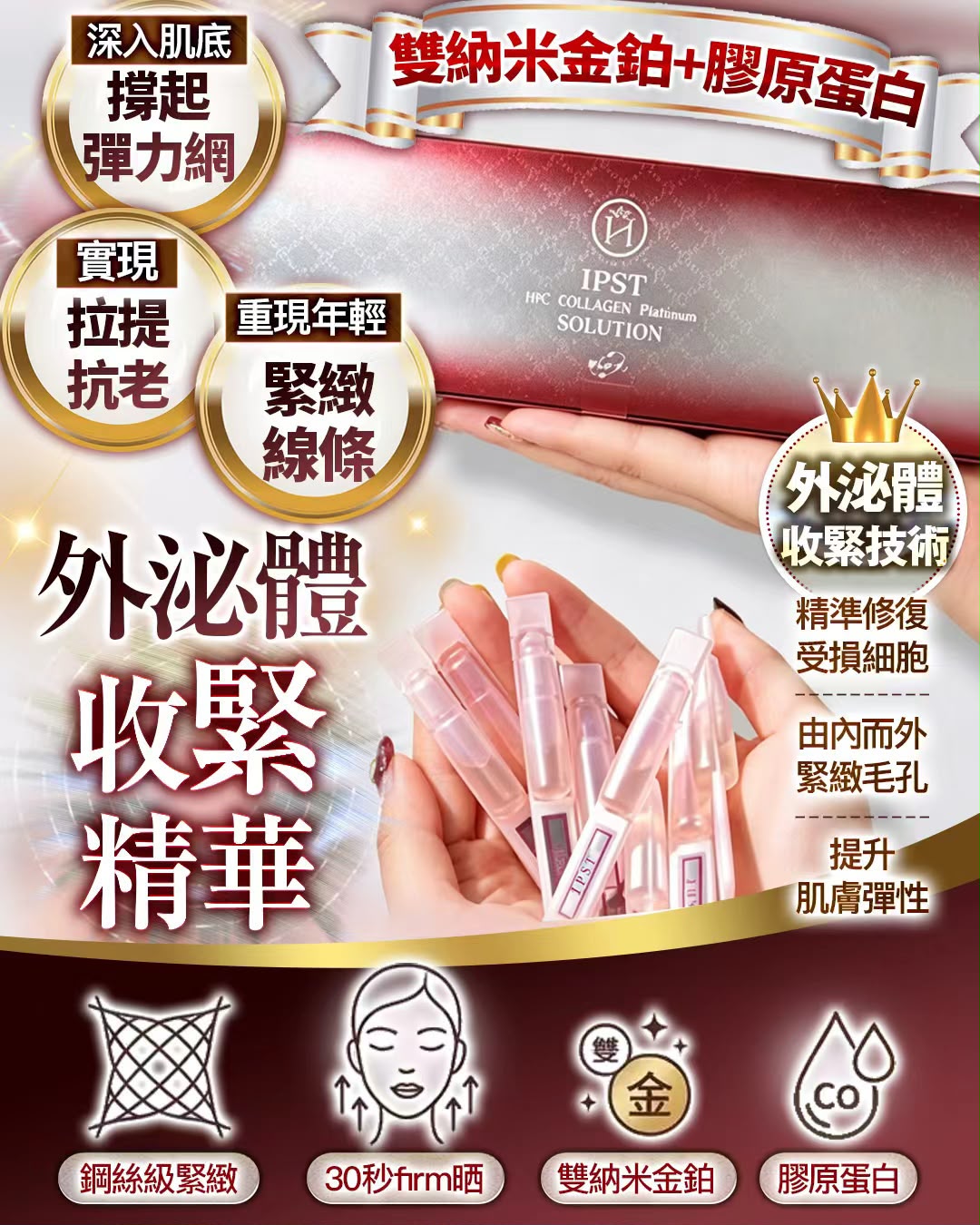 $320盒。外泌體收緊精華 一盒30支