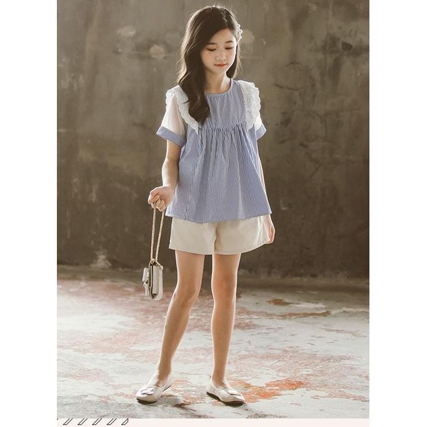 2023新款夏季女童套褲。